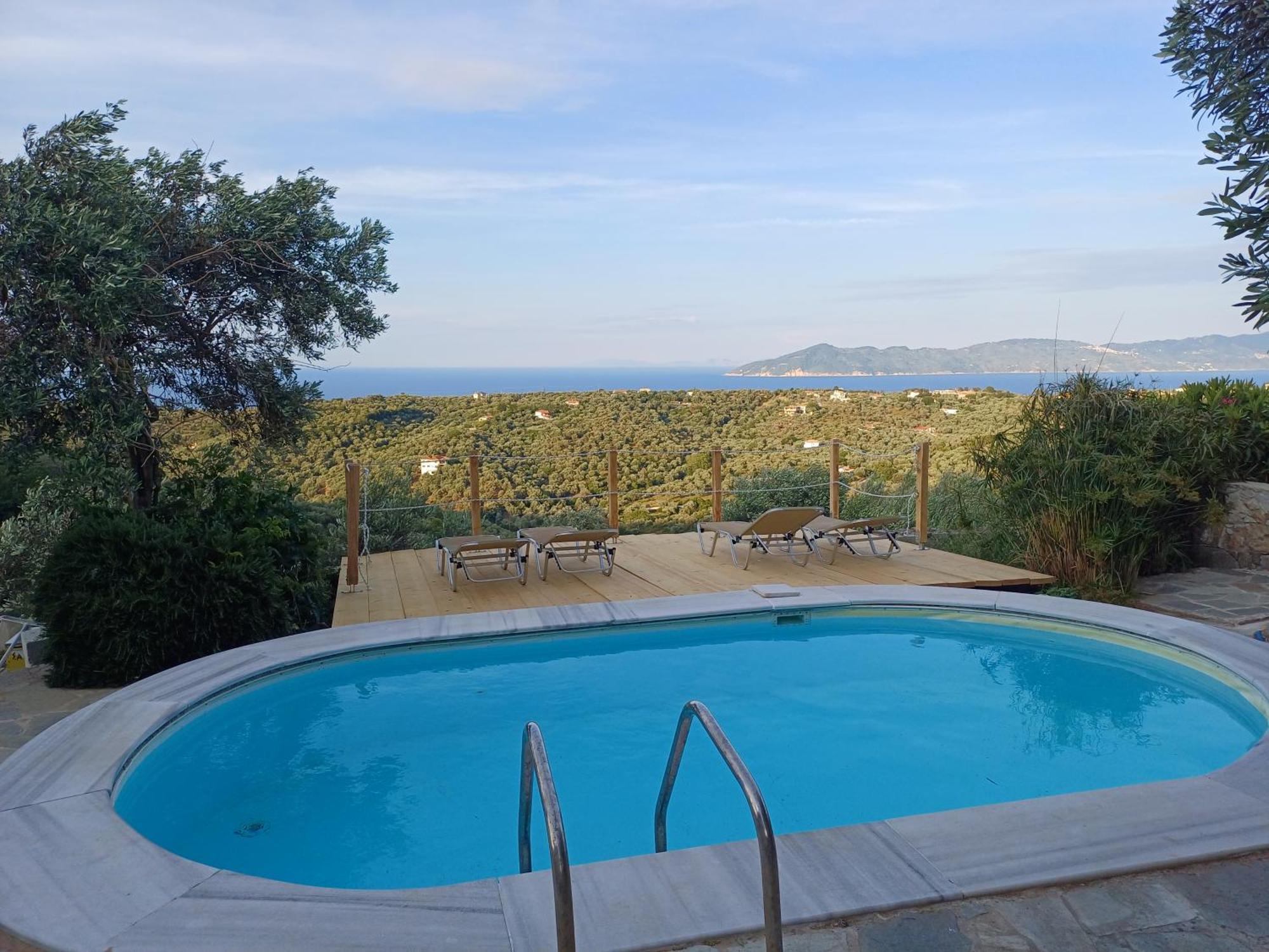 Hikers Villa Trail 5 & 6 Moni Evaggelistrias Bagian luar foto