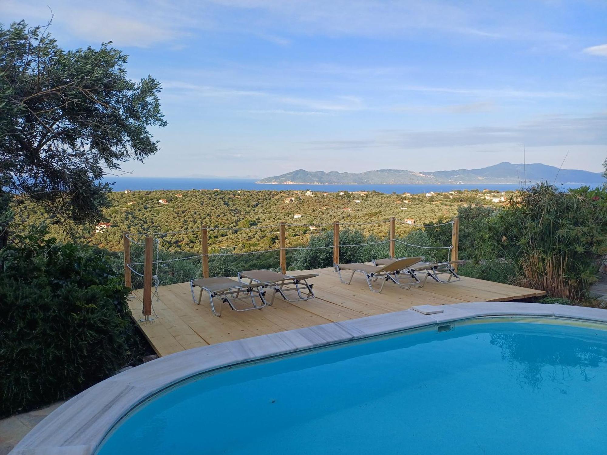 Hikers Villa Trail 5 & 6 Moni Evaggelistrias Bagian luar foto